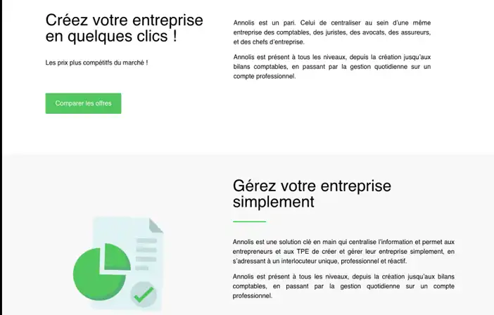 Copywriting Annolis réalisé par Agence Web Lille Les Frères Salamon